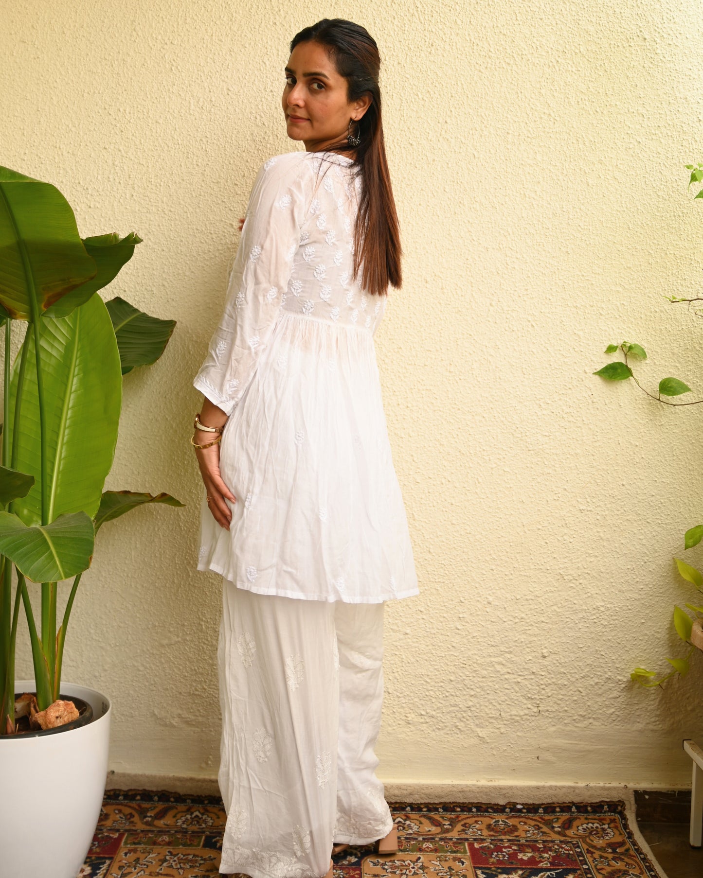 HOH Muslin Angrakha - Short Kurti