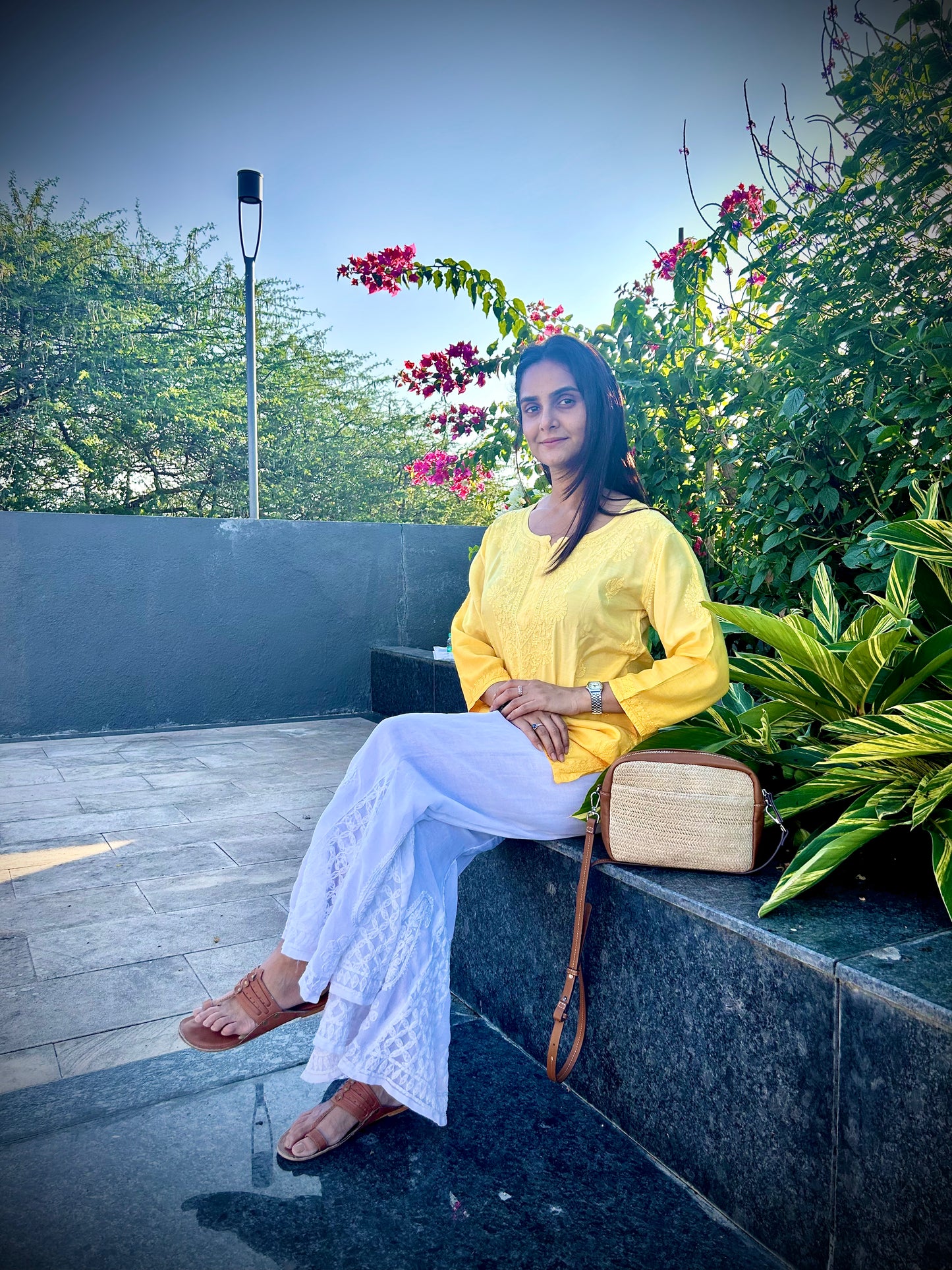 Muslin - Short Yellow Kurti