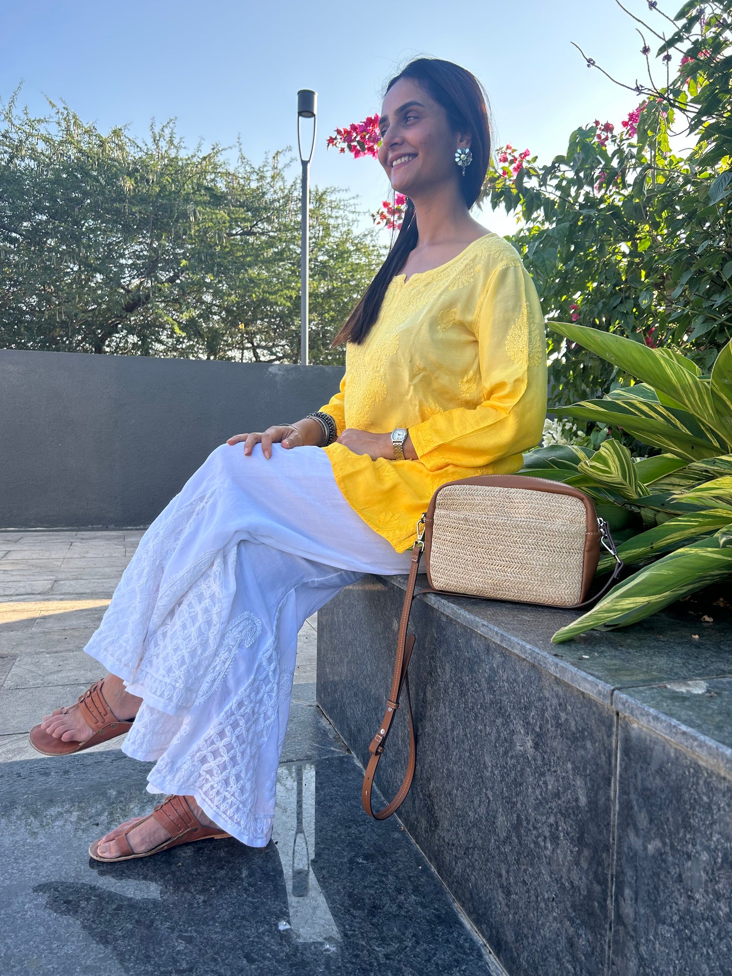 Muslin - Short Yellow Kurti